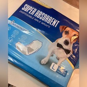 Disposable Male Dog Diapers/Wraps Size L
